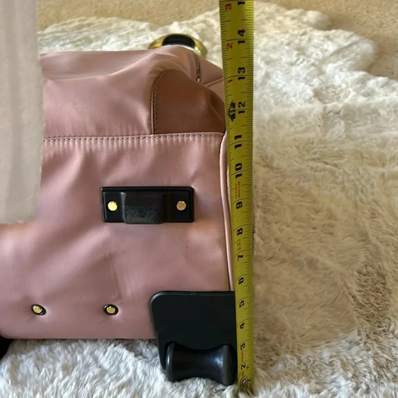 Joy Mangano Pink and Brown Travel Bag - Picture 13 of 15